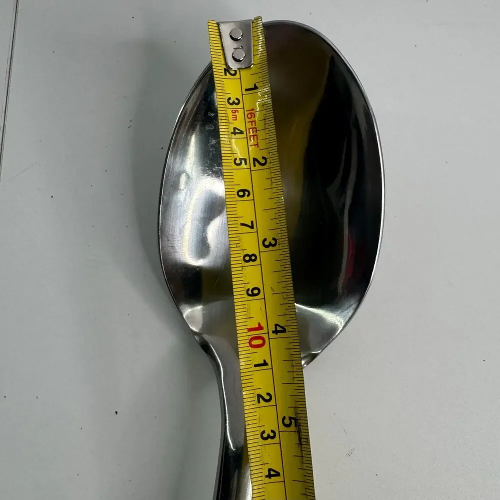 Revere Ware Stainless Steel w/Grip Solid Serving Spoon 13